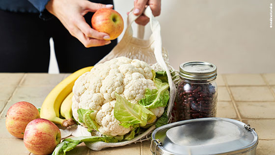 gemuese in stoffsackerl