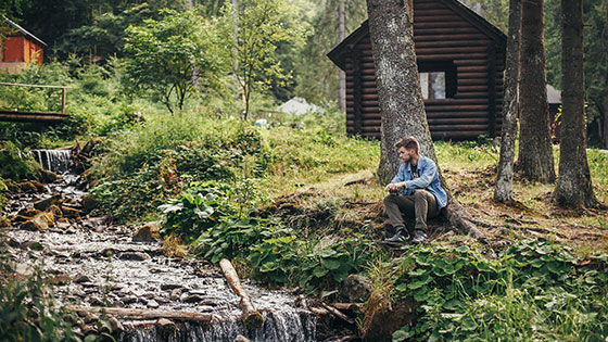 Nachhaltiger Urlaub in einer Selbstversorger-Hütte